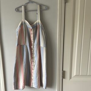 NWOT Altar’d State Striped Button-Down Sundress